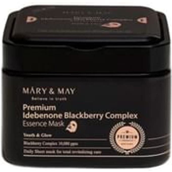 Mary&May - Premium Idebenone Blackberry Complex Essence Mask - Gezichtmasker