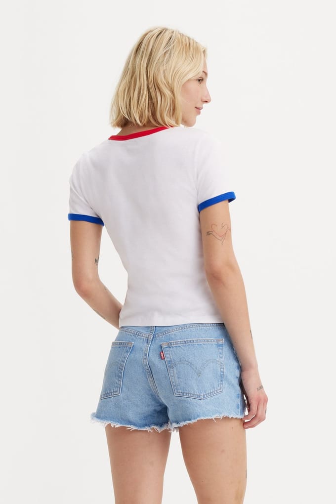 Levi's ® For Pari's Graphic Rickie Tee Größe: M | Hemden Outlet | Damen
