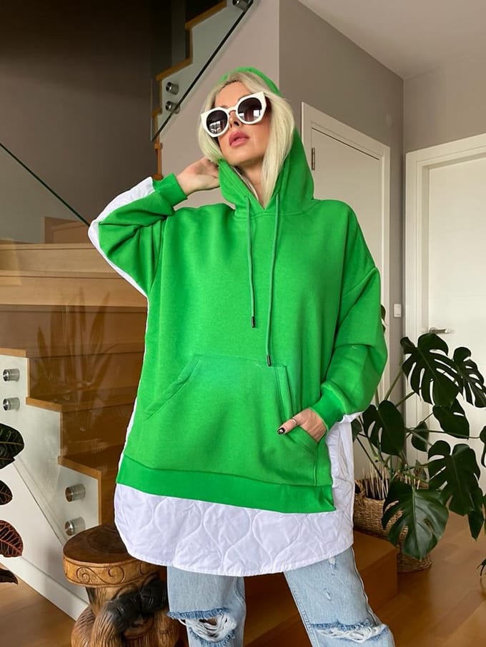 Oversized Sweater/Groen/S