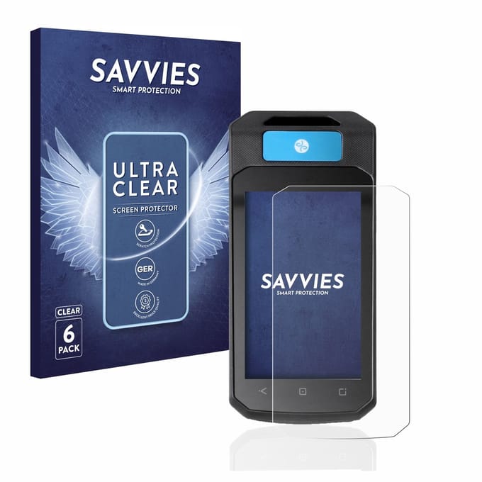 Savvies - Screenprotector voor Accu-Chek Insight mit DBLG1 - Folie Beschermfolie transparant 6 Stuks