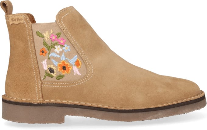 Toni Pons - Bisbal Dames Chelsea Boots Suede Beige - Maat 41