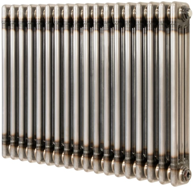 Traditionele radiator - 3-kolom - 600x830 mm - ruw metaal