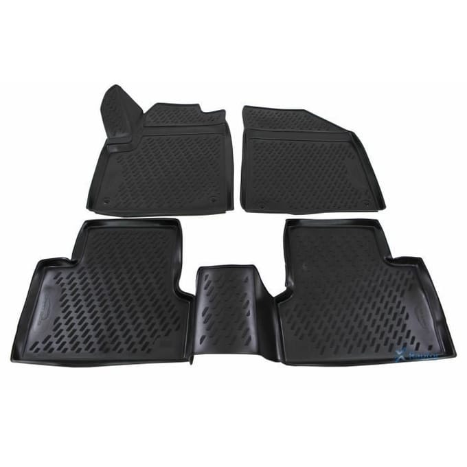 J&amp;J AUTOMOTIVE | Tapis De Sol En Caoutchouc 3D Exclusive Pour Jeep Cherokee 2008-2013 zwart