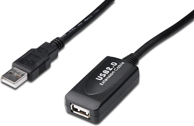 Digitus Active Verlengkabel Usb 2.0 15M Da 73101 Voor Thuis En Op Kantoor