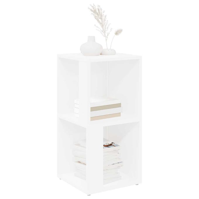 vidaXL - Hoekkasten - 33 - x - 33 - x - 67 - cm - Engineered - wood - Wit