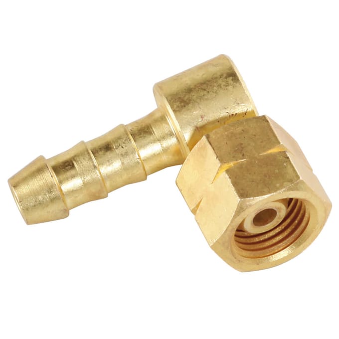 Adapter hoekconnector 14 LH voor het verbinden van een gasslang 8x15 mm