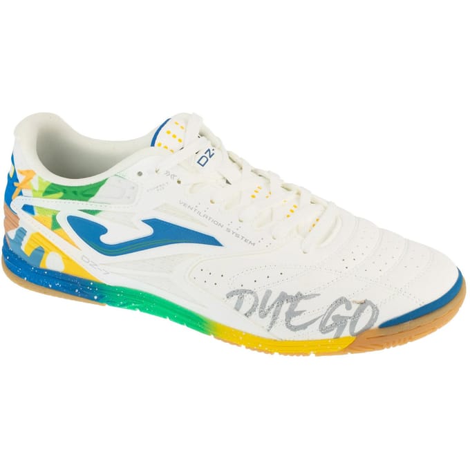 Joma DZ-7 DZ7W 25 IN, Chaussures de football en salle blanches pour homme 43,5