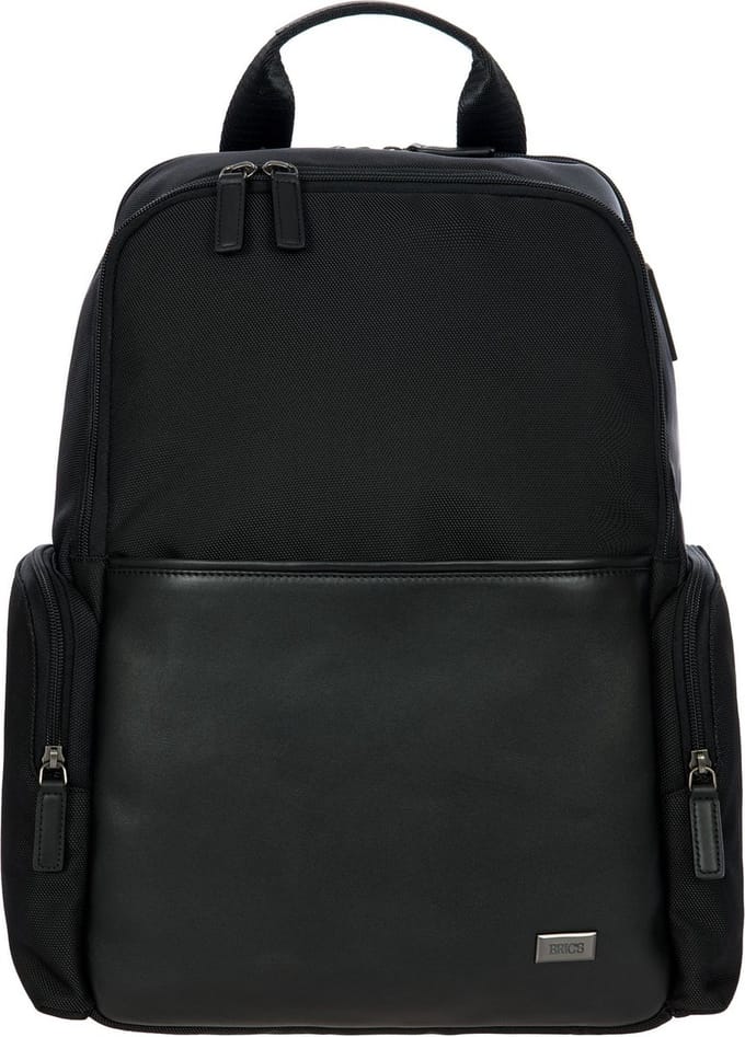 BRIC'S Laptop rugzak Rugzak met laptopvak Monza Backpack Black / Black Zwart