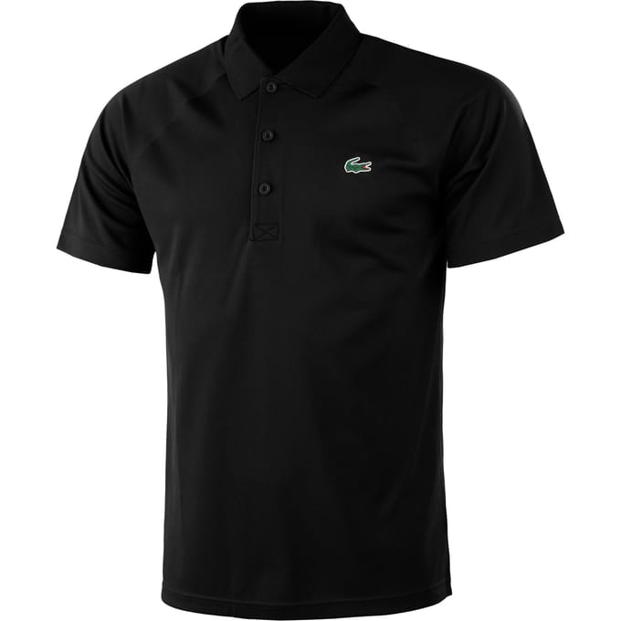 regular fit sport poloshirt met labelpatch