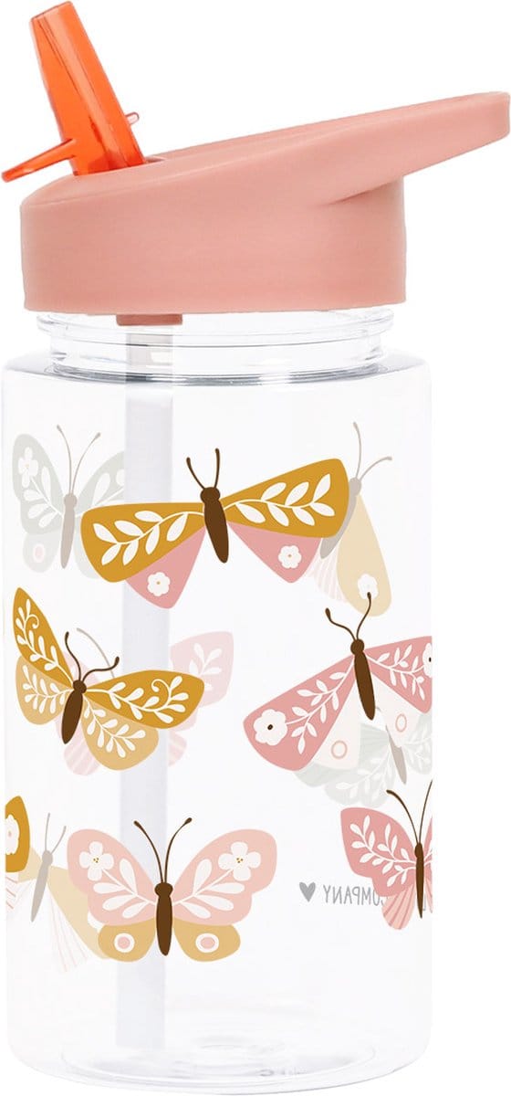 A Little Lovely Company - Drinkfles drinkbus -Vlinders