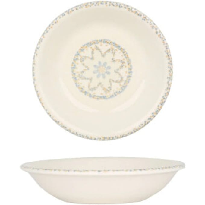 By Bone Serveerschaal - Tessera - Porselein - 15 cm (220cc) - set van 2