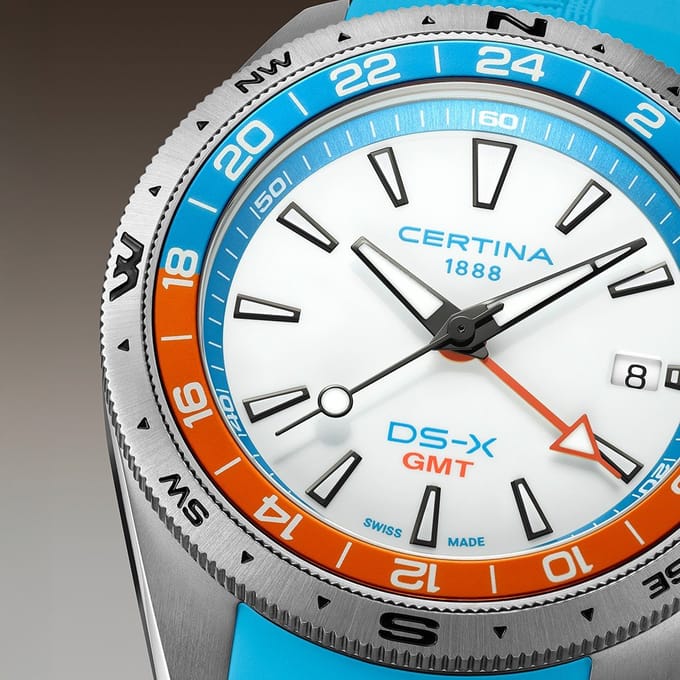 Certina DS-X C0474521701100 DS-X GMT Horloge
