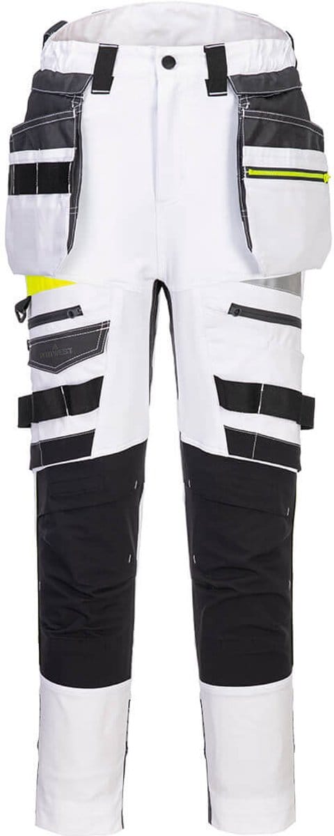 Portwest DX4 Damesbroek met afneembare Holsterzakken DX452 - Wit - 32