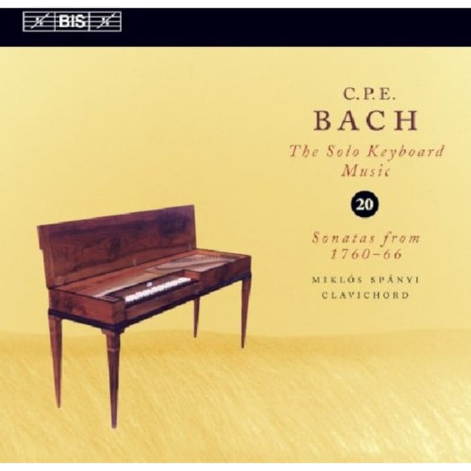 Miklós Spányi - C.P.E. Bach: Solo Keyboard Music, Volume 20 (CD)