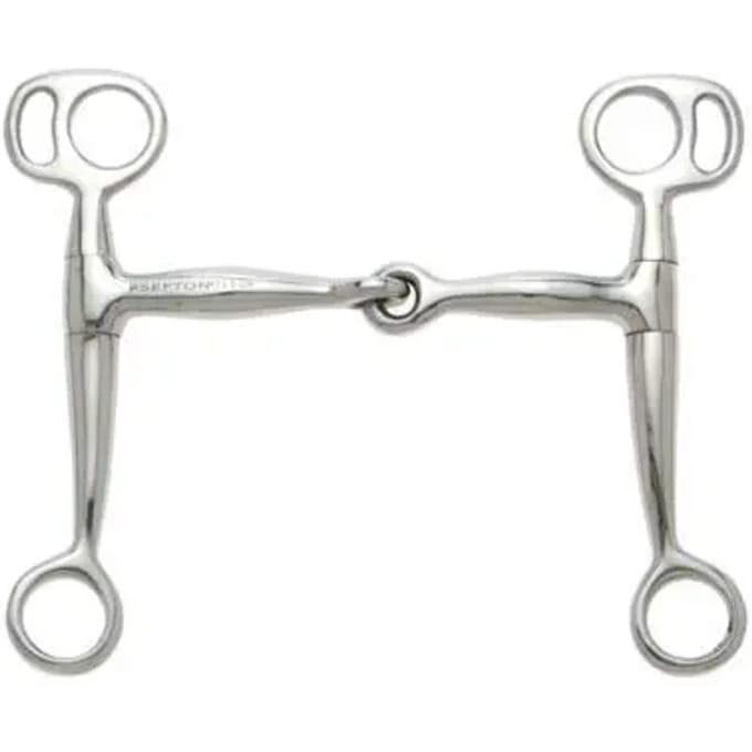 Mors western snaffle voor paard met gefuseerde mond Sefton