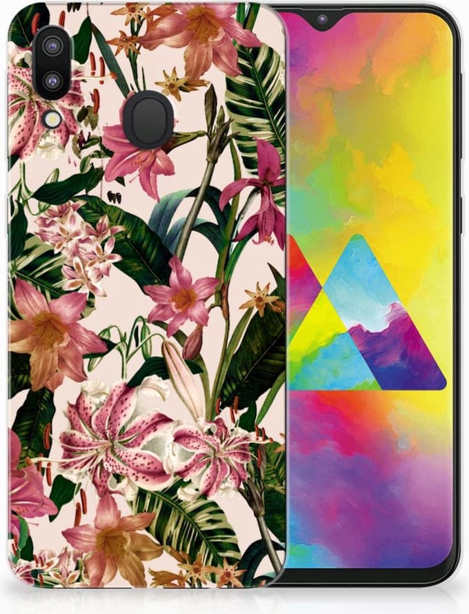 Samsung Galaxy M20 (Power) TPU Case Flowers