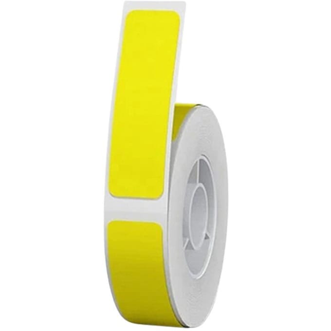 Thermisch Labelpapier voor Labelprinter Barcode Prijs Maat Naam Blanco Labels Waterdicht Scheur 0 geel