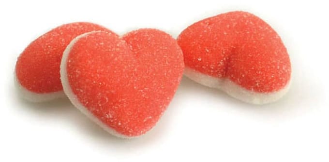 Damel Sugro Corazon – Gumsnoep Hartjes – Fruitig – Zacht – 1 Kilo Grootverpakking