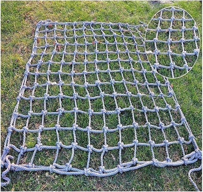 Kinderveilig Net - Klimtouw Net - Speelplaats Veiligheid - Handgeweven Ontwerp - 1 x 5 m - Bruin