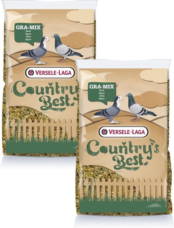 Versele-Laga Country`s Best Gra-Mix Sierduiven Gebroken Mais - Pluimveevoer - 2 x 20 kg