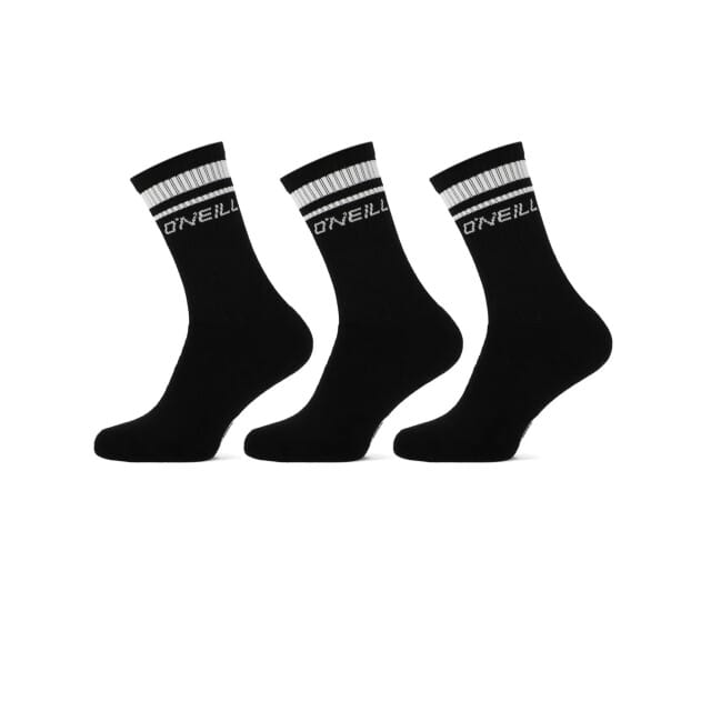 O'Neill Sportsokken unisex 9-pack effen multi wit/grijs/zwart