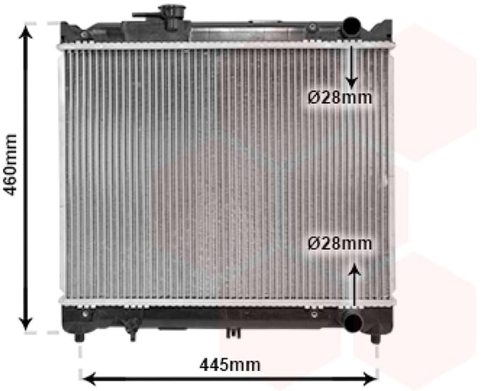 Van Wezel - RADIATOR VOOR SUZUKI VITARA 1988-1999 1770060A00