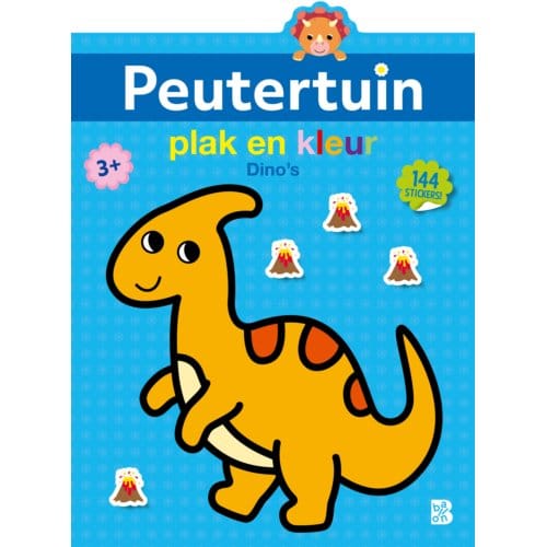 Plak En Kleur Dino's - Peutertuin