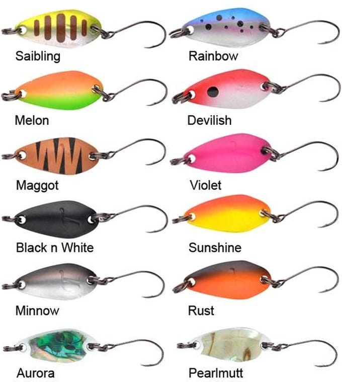 Trout Master Incy Spoon 1.5g - Kleur : Violet