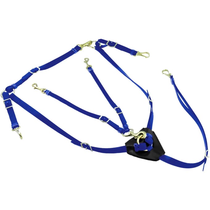 Biothane jachtcollier met martingale voor paard Lakota
