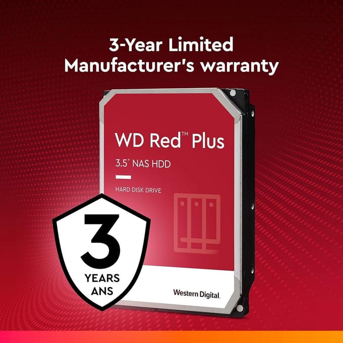 Interne Harde Schijf 4TB NAS Compatibel 3.5 inch SATA