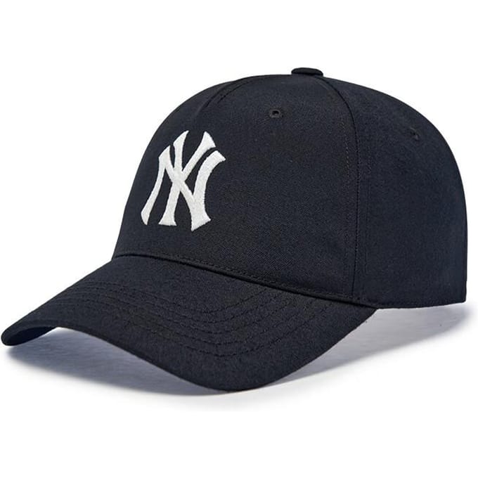 Casquette de Baseball MLB Unisexe Rigide Sport Décontracté Casquette à Visière Plate one size noir