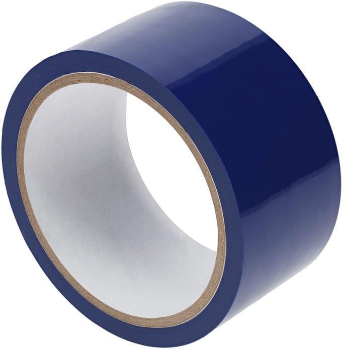 pvc niet-plakband - 20 m - marineblauw
