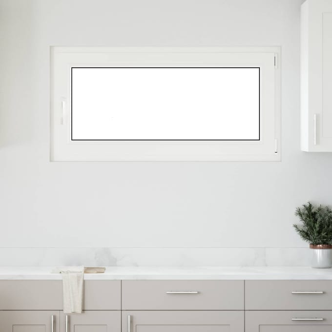 vidaXL - Kleur - binnenkant - kelderraam - Wit - RISOR - 120 - x - 60 - cm
