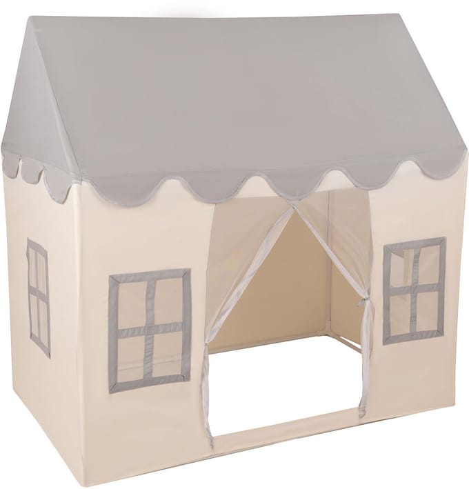 KiddyMoon Speeltent voor kinderen - Wit-Grijs - Speelhuisje - Binnen & Buiten