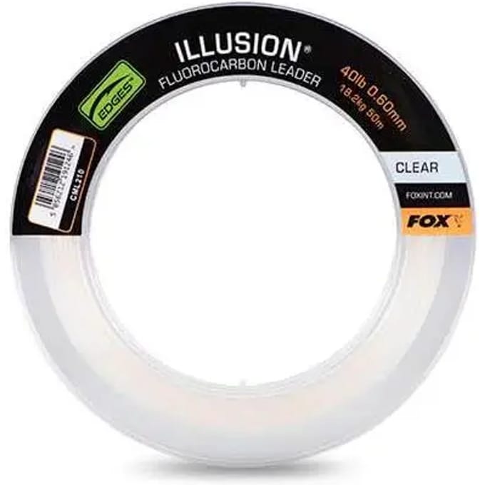 Fox Illusion Clear Fluorocarbon Leader 50m / 0.60mm / 40lb