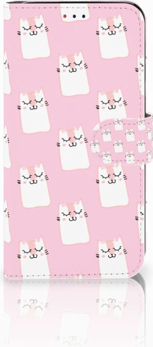 Samsung Galaxy A10 Telefoonhoesje met Pasjes Sleeping Cats