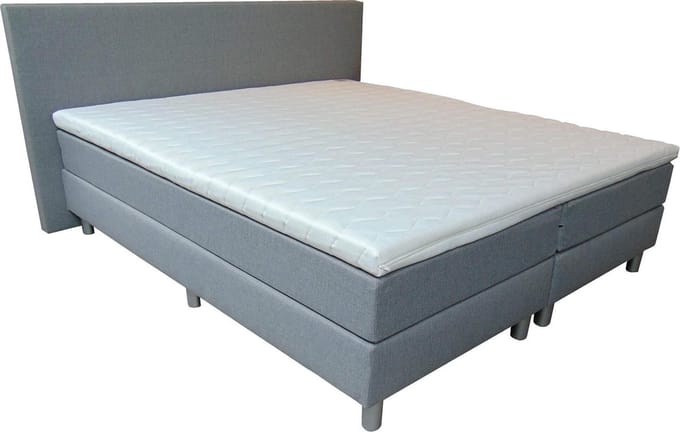 Slaaploods.nl Praag - Boxspring inclusief matras - 140x200 cm - Grijs