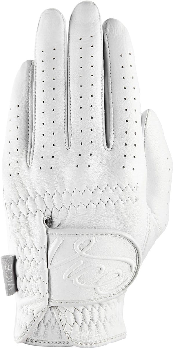 Vice Golf Pure Dames Golfhandschoen – Linkerhand – Maat S – Wit – Premium Lamsleer – Optimale Grip & Comfort