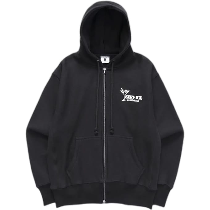 sweatshirt met rits Service Works Martini