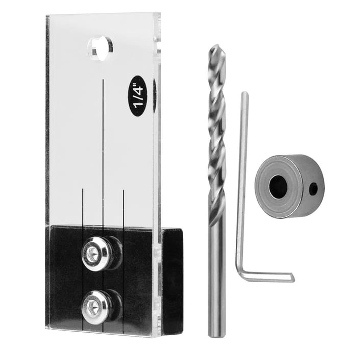 Pocket Hole Jig Stappenboor Set Pluggat Boorgeleider Locator Houtbewerkingsgereedschap