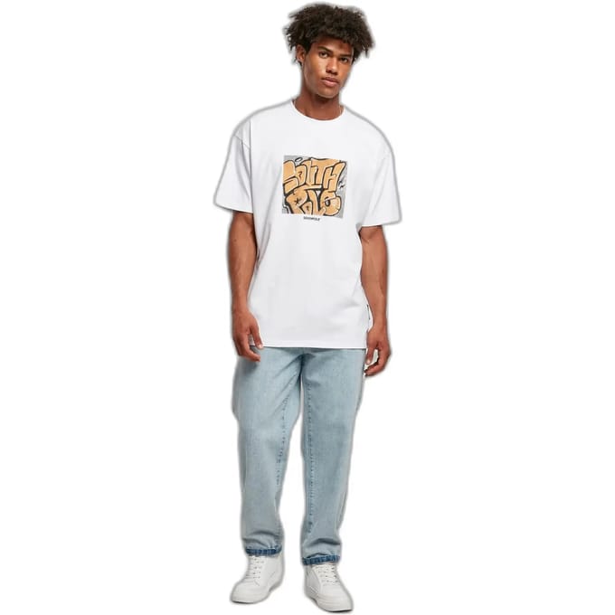 Southpole - Spray Logo Denim Broek rechte pijpen - Taille, 30 inch - Blauw