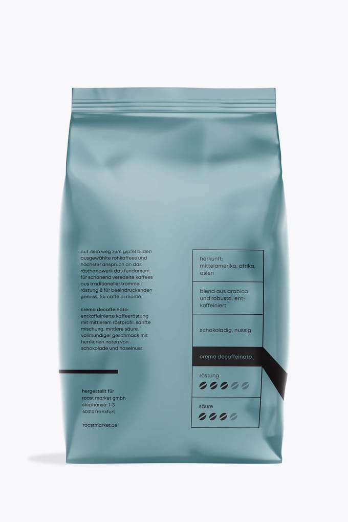 Caffè di Monte Crema Decaffeinato 1kg