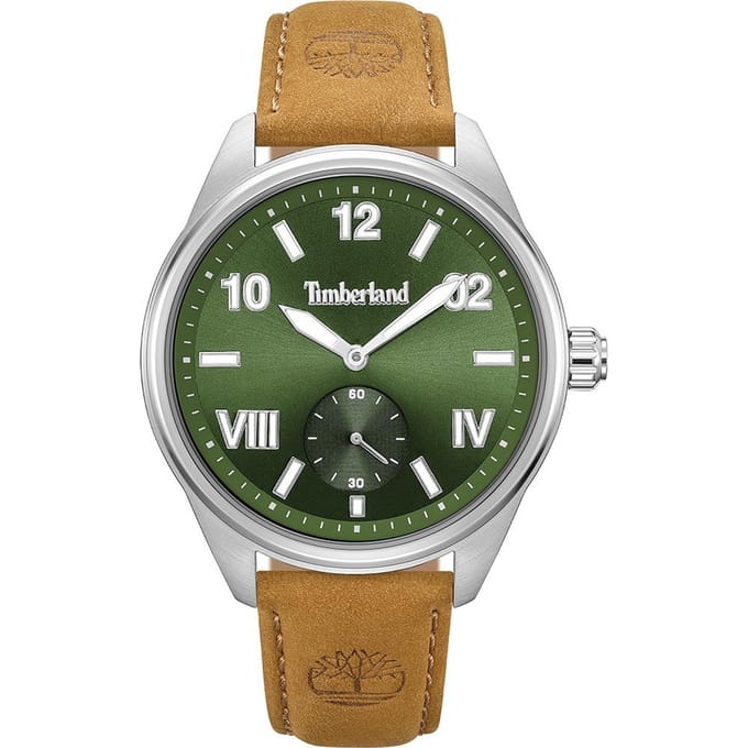 Timberland TDWGA0083502 - Horloge - Leer - Pastelbruin - 43 mm
