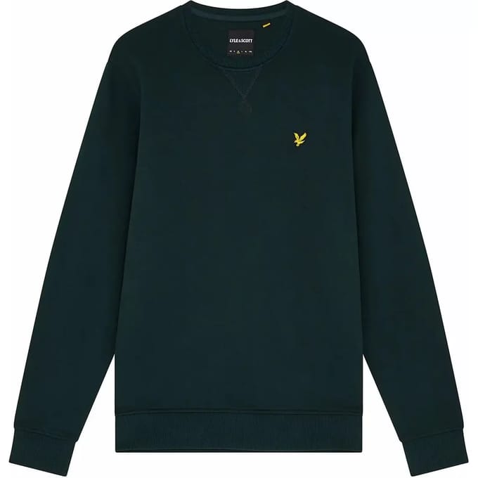 Lyle & Scott Trui Donker Groen - Maat M - Heren - Sweaters