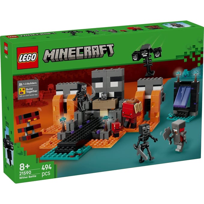 LEGO Minecraft De Wither-Strijd Videogame Speelgoed voor Kinderen - 21590