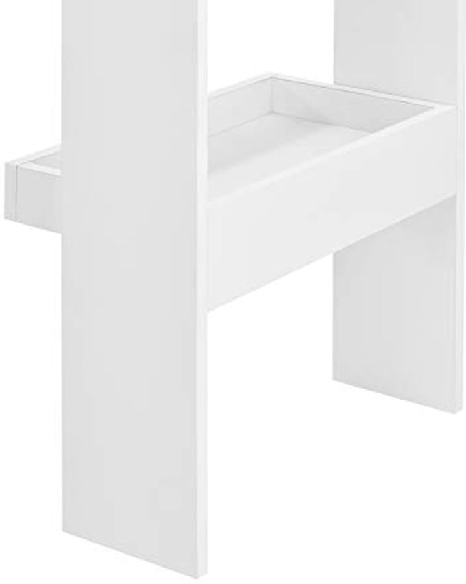 Bartafel wandmontage 120x45x106 cm wit betonlook