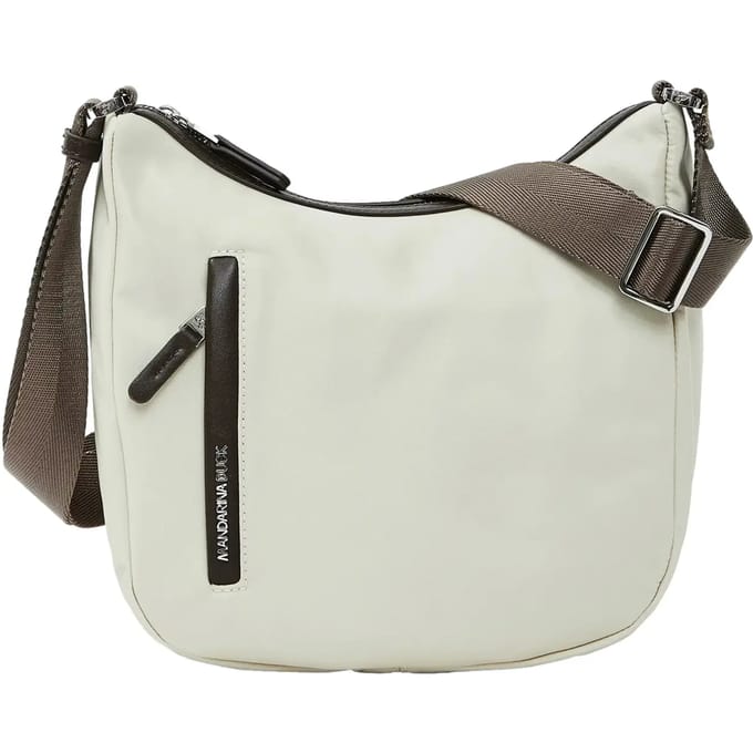 MANDARINA DUCK schoudertas Hunter Hobo Bag Latte crème