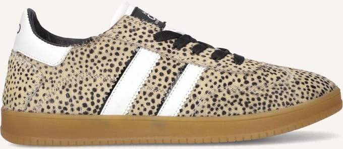 Hip H1500 Sneakers Meisjes - Leren Sneaker - Beige - Maat 33