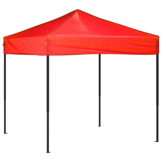 vidaXL - Partytent - inklapbaar - 2x2 - m - rood