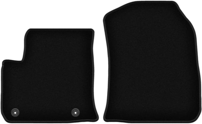 Wielganizator WLG-BASIC Serie - Auto Veloursmatten - Voor Peugeot 2008 II - Zwart